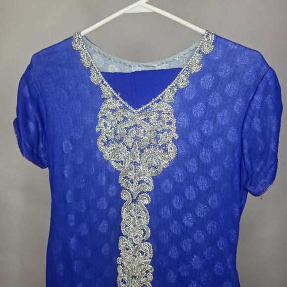 Long Dress Pakistani / Indian Suit Small - Picture 3 of 6